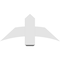 Ekena Millwork Bellingham Architectural Grade PVC Gable Bracket, 36"W x 16 1/2"H x 4"D x 6"F, 11/12 Pitch GBP036X17X0406BEL00 - alternate 4